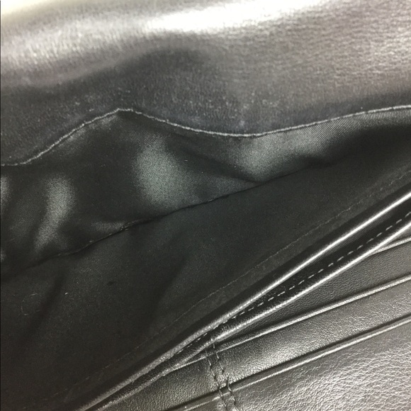 COACH CC PRINT CARRYALL BLACK WALLET - Picture 6 of 8